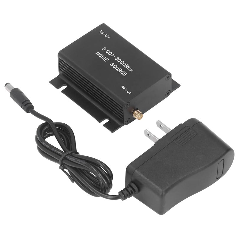 FUZHUI Broadband Noise Source Generator - DC 12V, 0.001‑3000MHZ Versatile RF and Microbillow Testing Tool with Stable SMA Output for Engineers and Hobbyists (US Plug) - Image 1